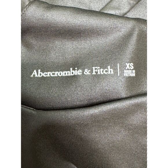 ABERCROMBIE & FITCH Sheen V-Neck Racerback Tank, Olive Green, Sz XS - Picture 6 of 6